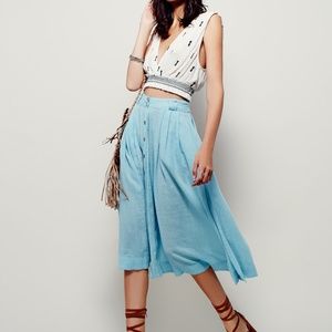 Free People Midi Skirt